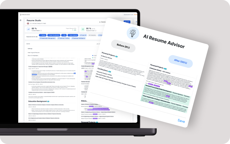 Career skill tree showing skill progression and learning paths