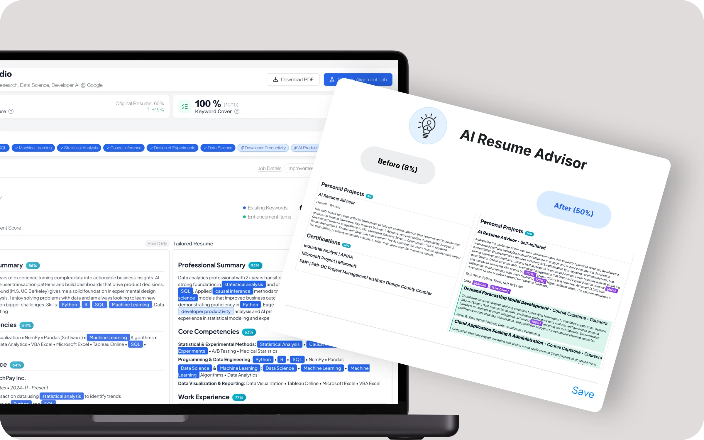 Career skill tree showing skill progression and learning paths